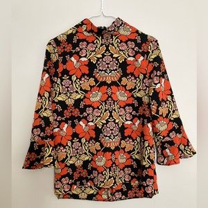 Paisley pattern top
